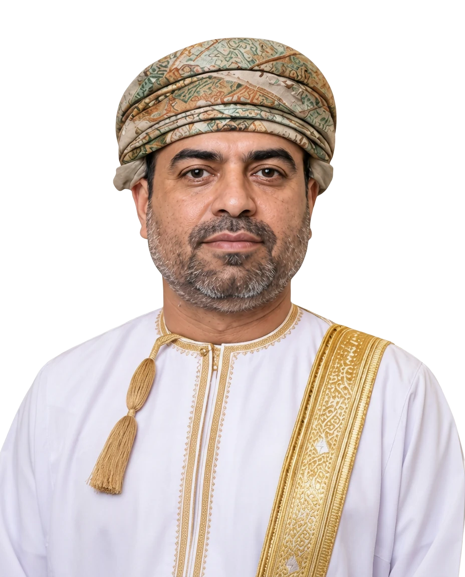 Retrato oficial de Yasser Al Raisi