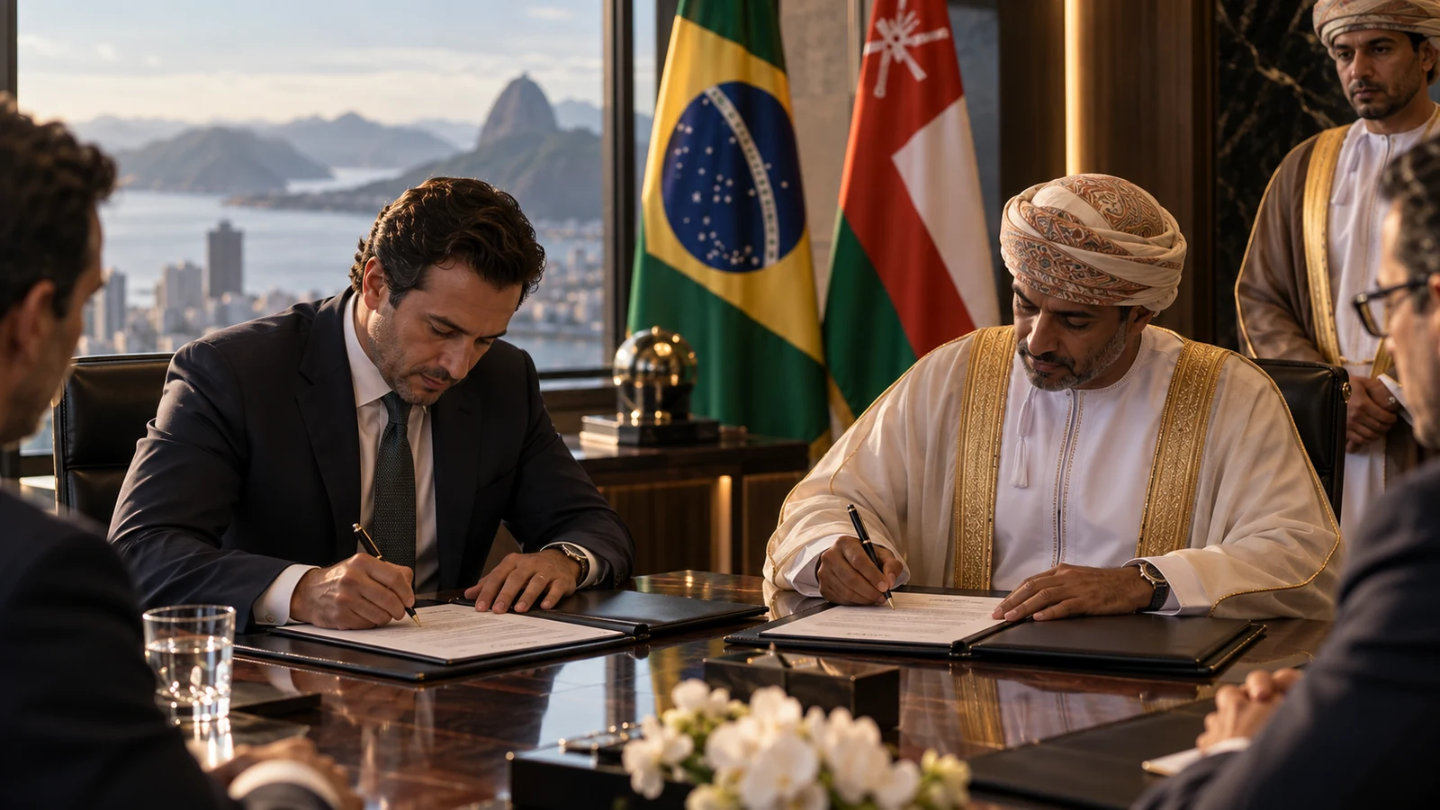 Assinatura bilateral de memorando de entendimento